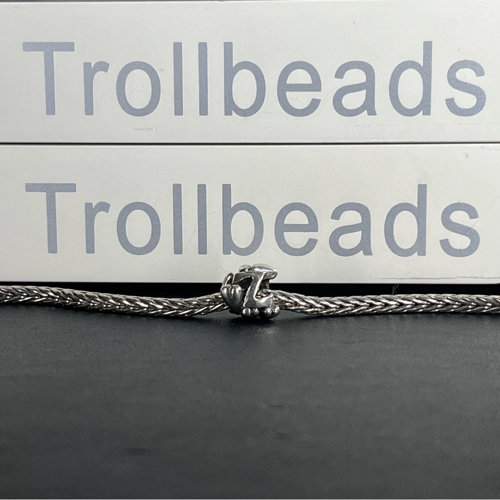 Trollbeads Retired Letter Bead, Z- 11144Z